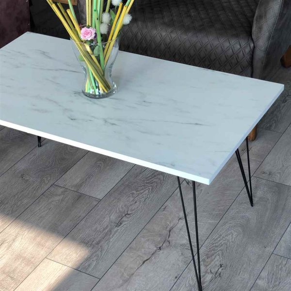 Orta Sehpa Mermer Desenli Zigon Sehpa Mobilya Sehpa 5055 Weblonya